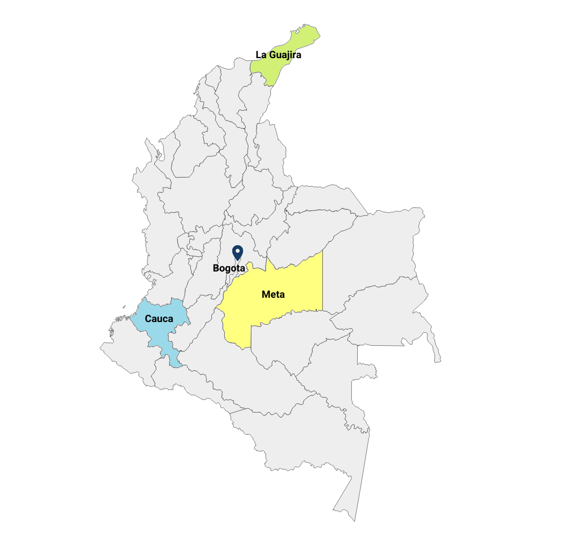 Map of Colombia