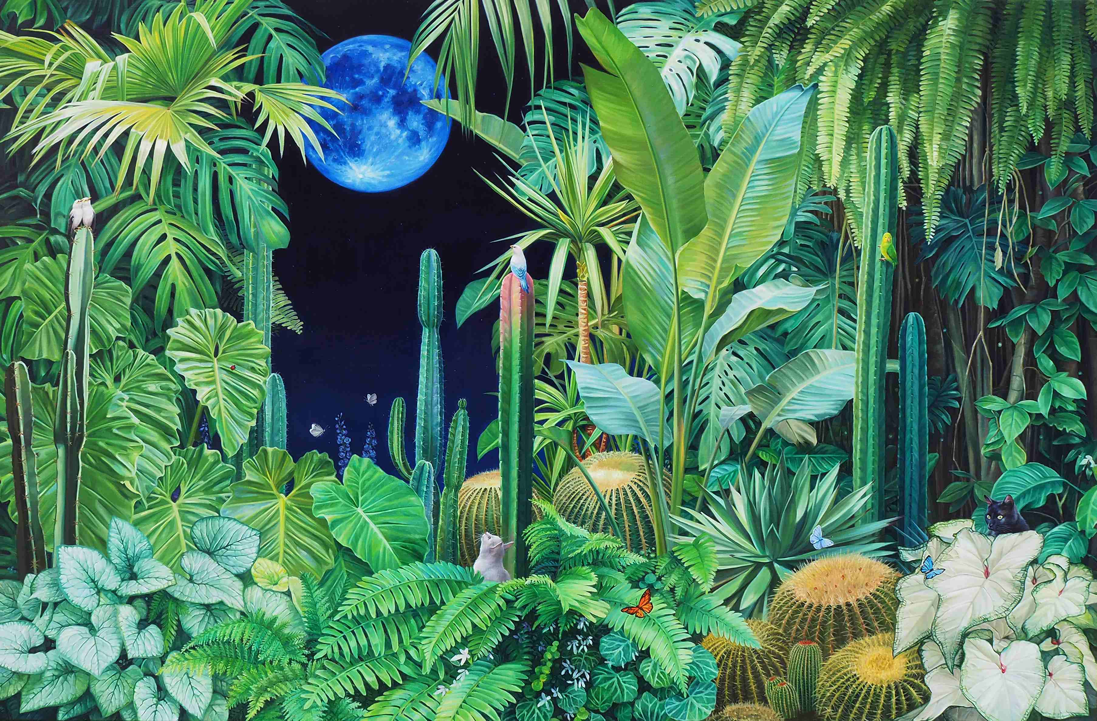 남지은, 바라며12, 2023, oil on canvas, 97.0x145.5cm